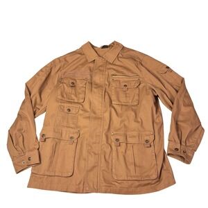Boulder Creek Trading Company Mens 2XL Tall Khaki Utility Jacket